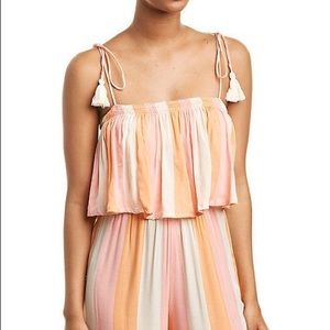 NWT Ella Crop Top Swim Cover Up